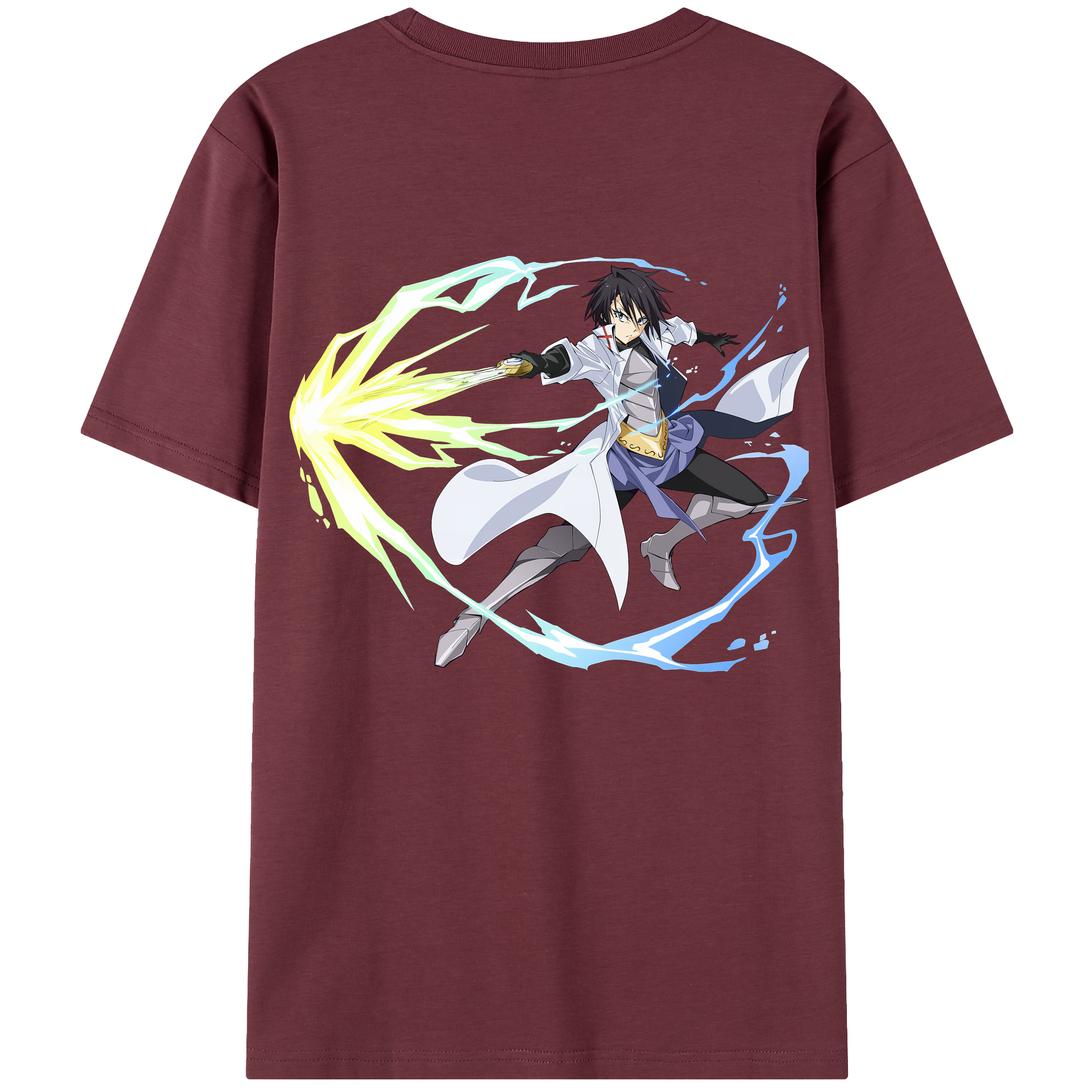 （画像用） 転スラ Regarding Reincarnated to Slime 綿100％半袖Tシャツ（背面プリント）